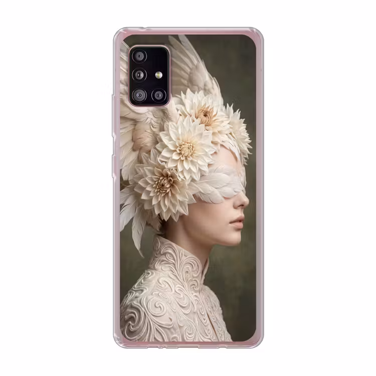 Vleugels - Vrouw - Wit Telefoonhoesje Samsung Galaxy A51 5G klein -3d