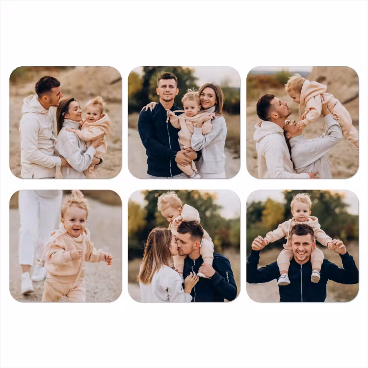 coasters with own photos