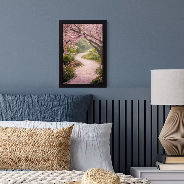 Kersenbloesem - Natuur - Sakura - Pad - Japanse tuin fotolijst zwart zonder passe partout klein -sfeer3