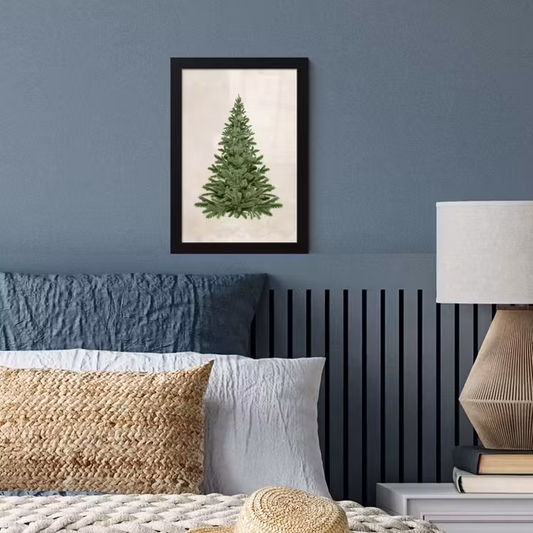 Kerstboom - Groen - Kerstmis - Feestdagen fotolijst zwart zonder passe partout klein -sfeer3