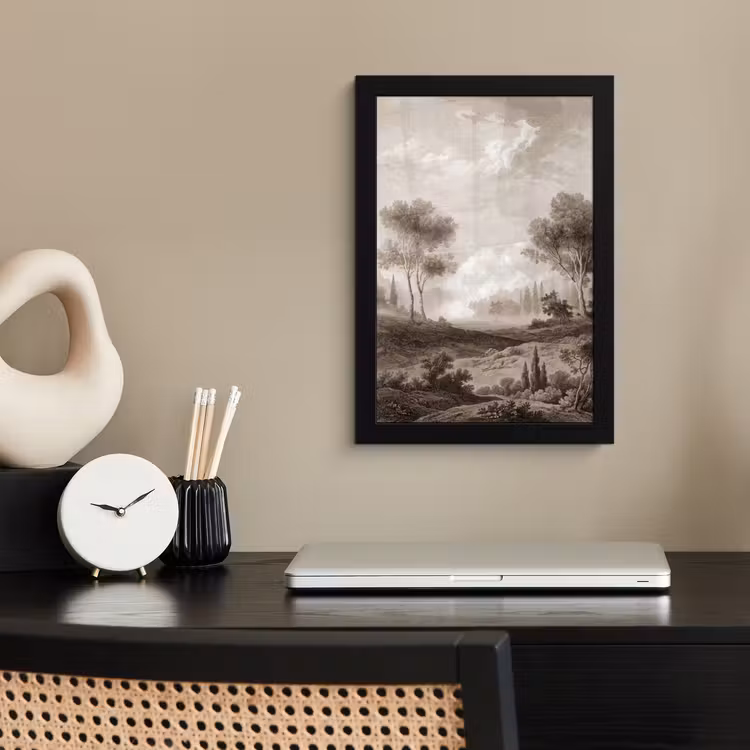 Klassiek - Landschap - Neutraal fotolijst zwart zonder passe partout klein -sfeer1