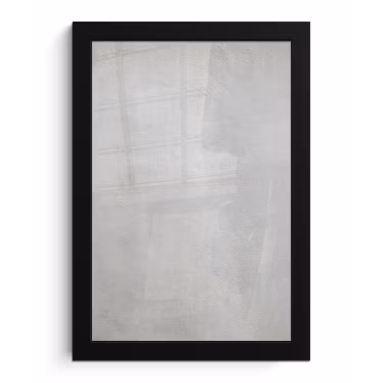 Beton - Grijs - Cement - Industrieel - Structuur fotolijst zwart zonder passe partout klein -3d