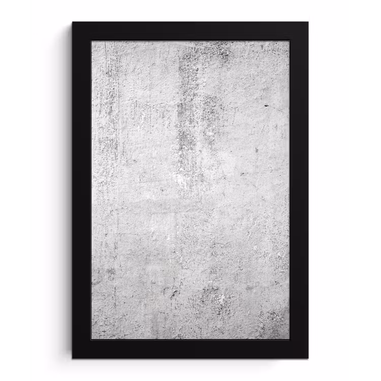 Beton - Grijs - Patroon - Vintage - Industrieel fotolijst zwart zonder passe partout klein -3d