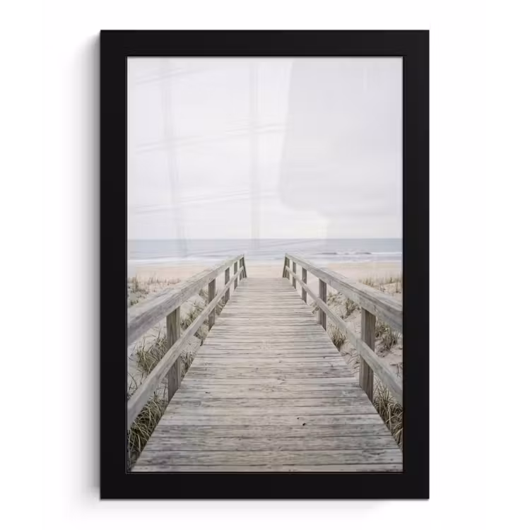 Duinen - Vlonder - Oceaan fotolijst zwart zonder passe partout klein -3d