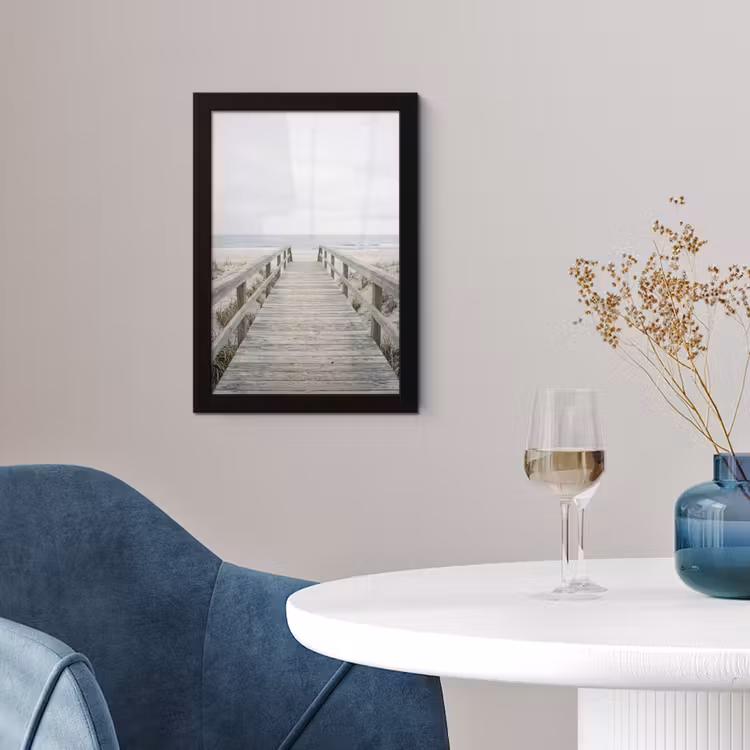 Duinen - Vlonder - Oceaan fotolijst zwart zonder passe partout klein -sfeer4