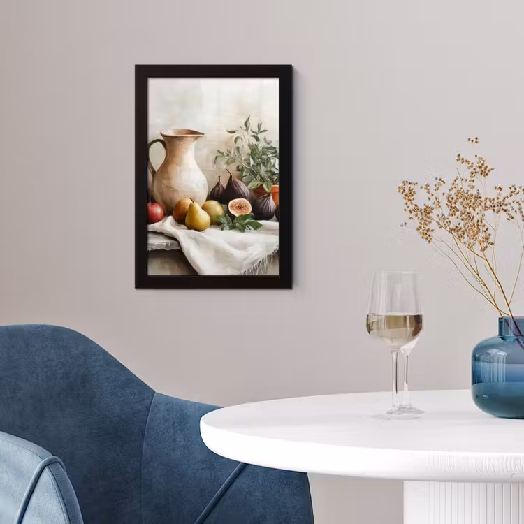 Fruit - Kruiden - Landelijk fotolijst zwart zonder passe partout klein -sfeer4