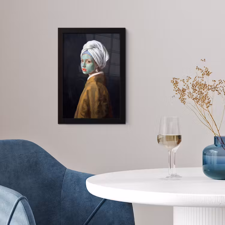 Iconisch - Modern - Kleurrijk fotolijst zwart zonder passe partout klein -sfeer4