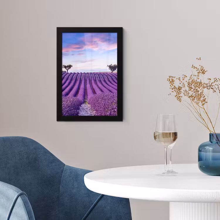 Lavendel - Natuur - Paars - Bomen - Bloemen fotolijst zwart zonder passe partout klein -sfeer4