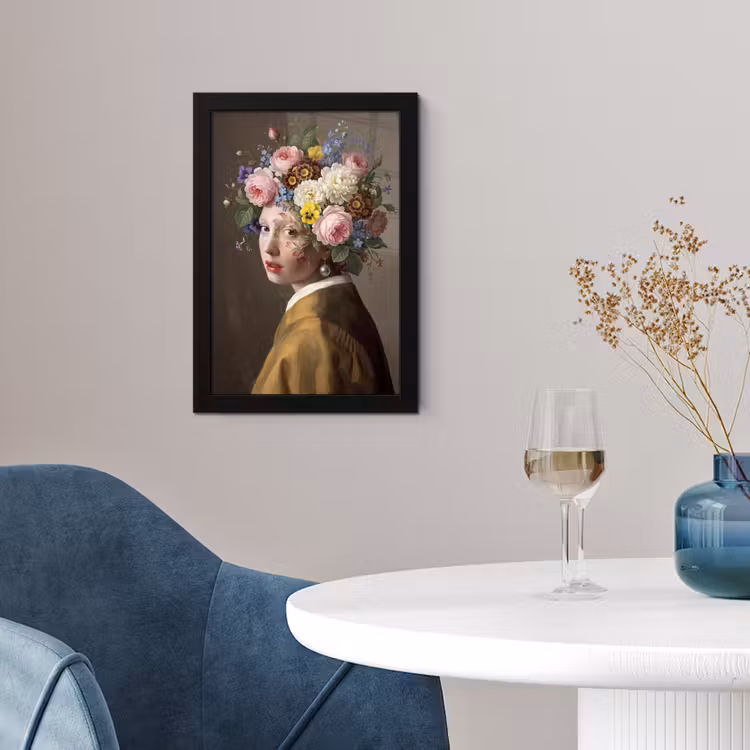 Meesterwerk - Modern - Kleurrijk fotolijst zwart zonder passe partout klein -sfeer4