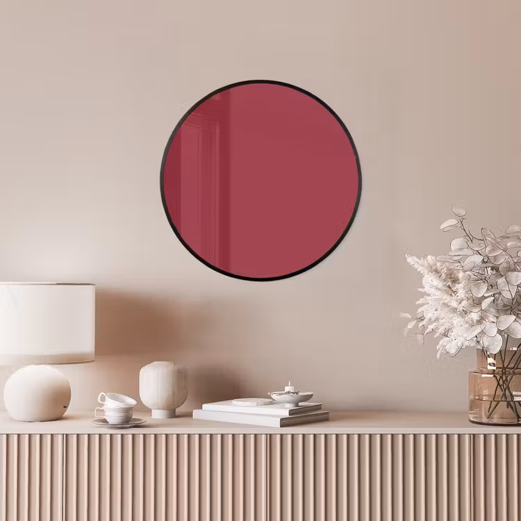 Antique - Ruby - Rood Fotolijst rond zonder passe partout klein 856 -sfeer3