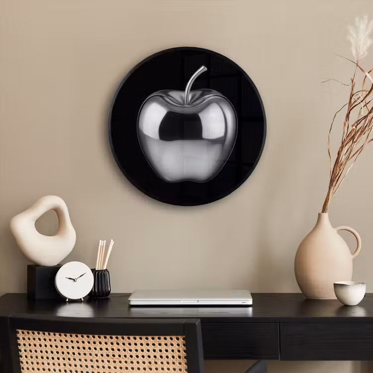 Appel - Metallic - Symmetrisch Fotolijst rond zonder passe partout klein -sfeer1
