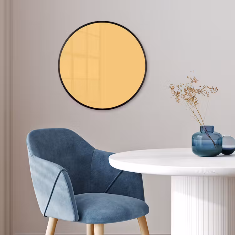 Apricot - Ice - Oranje Fotolijst rond zonder passe partout klein 856 -sfeer2