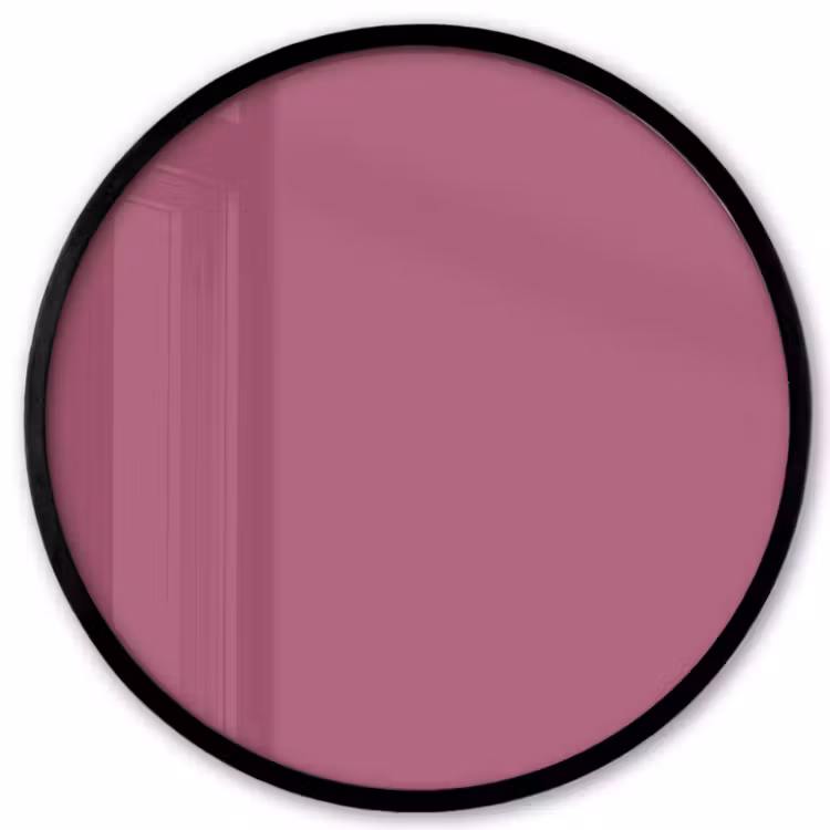 Berry - Roze -Pink Fotolijst rond zonder passe partout klein 856 -3d