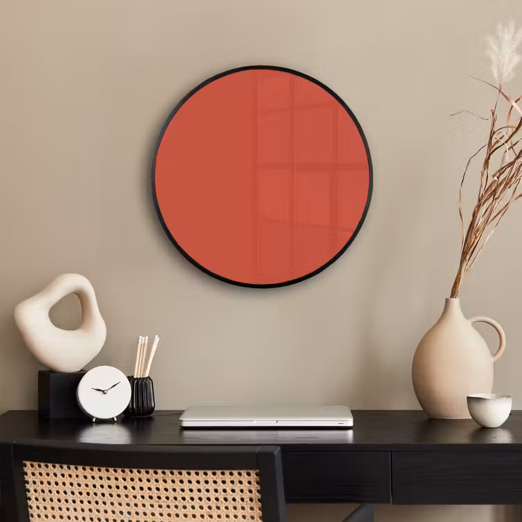 Brick - Red - Rood Fotolijst rond zonder passe partout klein 856 -sfeer1