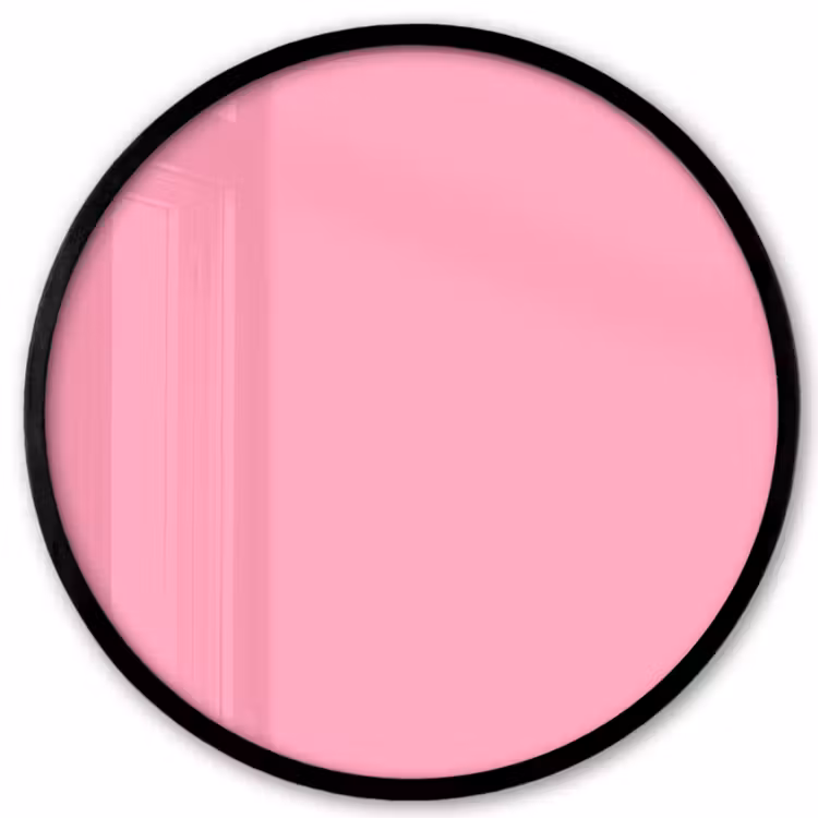 Bubblegum - Pink - Roze Fotolijst rond zonder passe partout klein 856 -3d