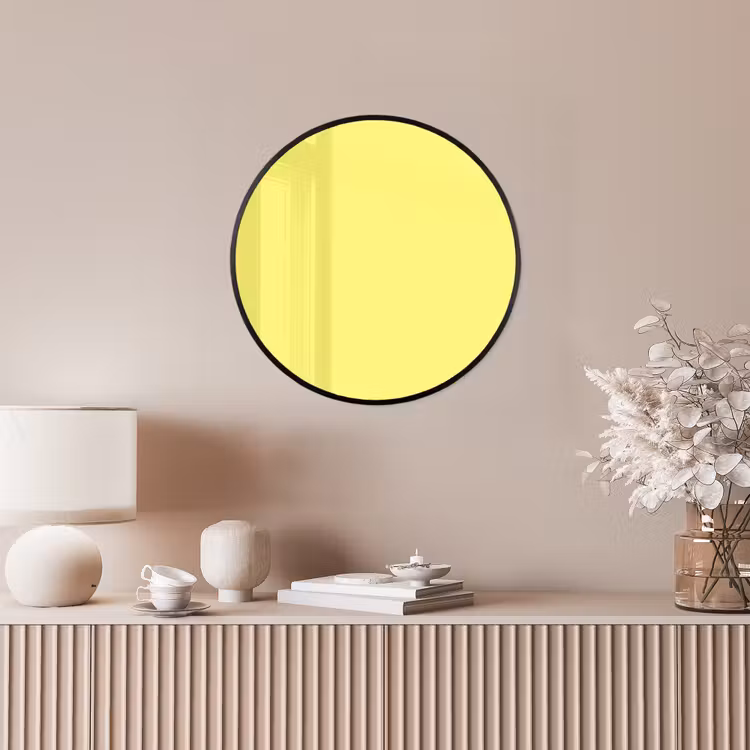 Buttery - Beige - Geel Fotolijst rond zonder passe partout klein 856 -sfeer3