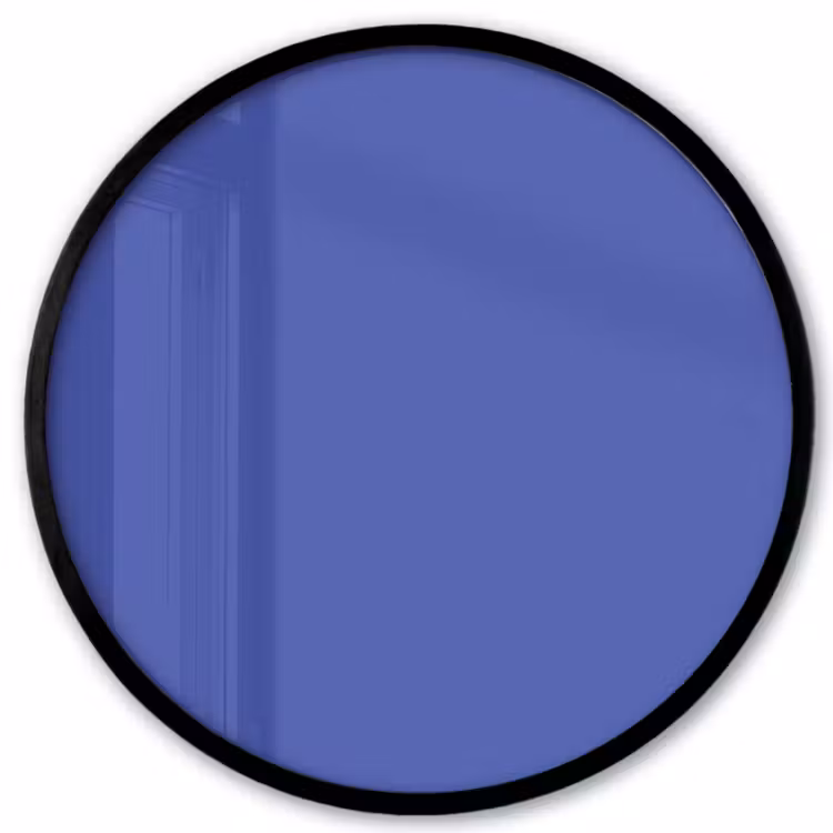 Chinese - Blue - Blauw Fotolijst rond zonder passe partout klein 856 -3d
