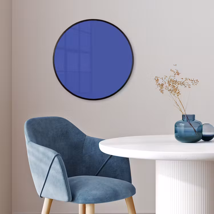Chinese - Blue - Blauw Fotolijst rond zonder passe partout klein 856 -sfeer2