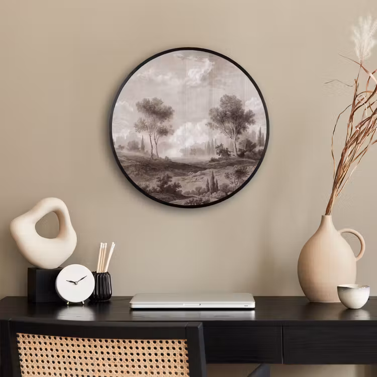 Klassiek - Landschap - Neutraal Fotolijst rond zonder passe partout klein -sfeer1