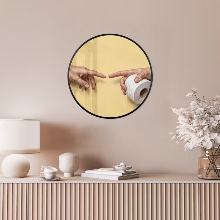 Klassiek - Kunst - Humor Fotolijst rond zonder passe partout klein -sfeer3