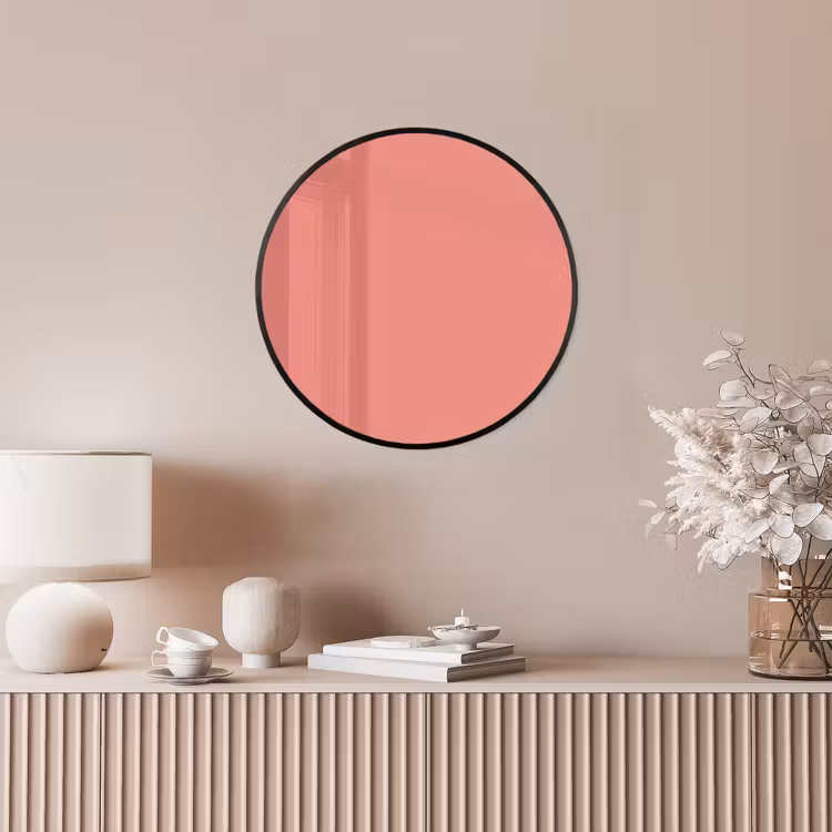 Coral - Reef - Rood Fotolijst rond zonder passe partout klein 856 -sfeer3