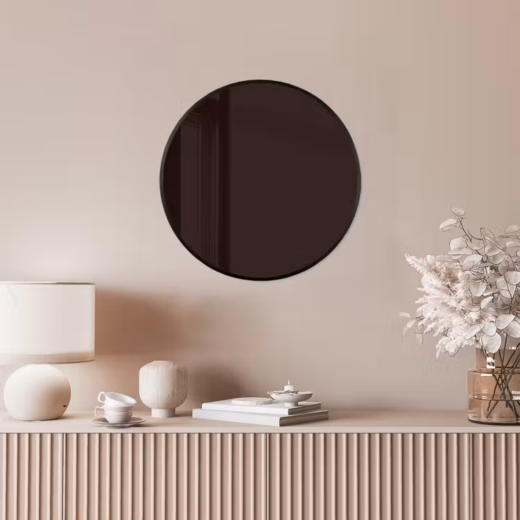 Deep - Obsidian - Bruin Fotolijst rond zonder passe partout klein 856 -sfeer3