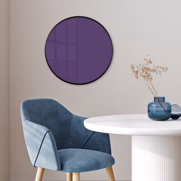 Deep - Plum - Paars Fotolijst rond zonder passe partout klein 856 -sfeer2