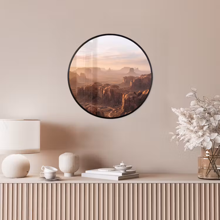 Woestijn - Landschap - Natuur Fotolijst rond zonder passe partout klein -sfeer3