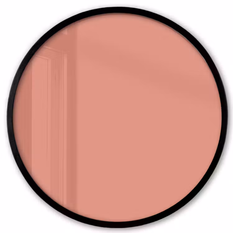 Earthy - Rose - Koraal Fotolijst rond zonder passe partout klein 856 -3d