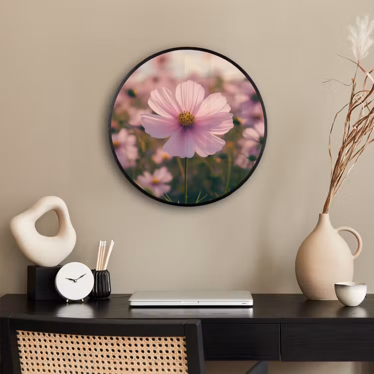 Bloemen - Paars - Wazig Fotolijst rond zonder passe partout klein -sfeer1