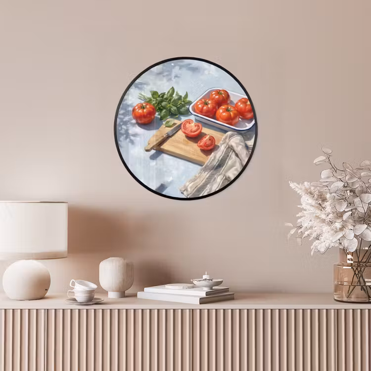 Eten - Keuken - Ingrediënten - Stillleven - Rood Fotolijst rond zonder passe partout klein -sfeer3