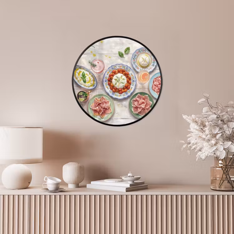 Eten - Tafel - Divers - Modern Fotolijst rond zonder passe partout klein -sfeer3