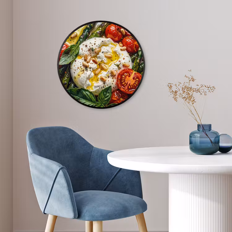 Eten - Groenten - Kaas - Modern - Vers Fotolijst rond zonder passe partout klein -sfeer2