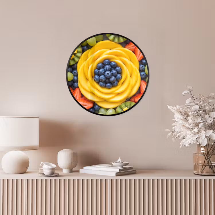 Fruit - Arrangement - Gezond - Kleurrijk - Eten Fotolijst rond zonder passe partout klein -sfeer3