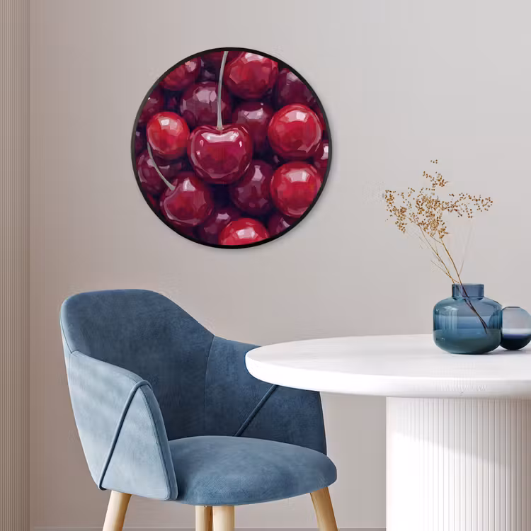 Fruit - Kersen - Eten - Modern - Rood Fotolijst rond zonder passe partout klein -sfeer2