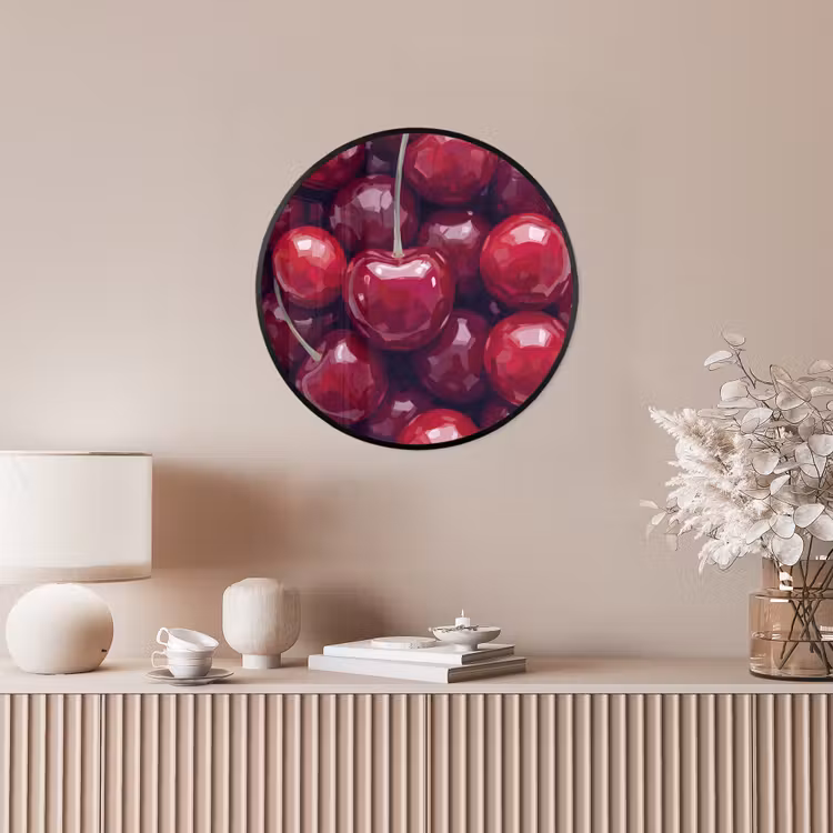 Fruit - Kersen - Eten - Modern - Rood Fotolijst rond zonder passe partout klein -sfeer3
