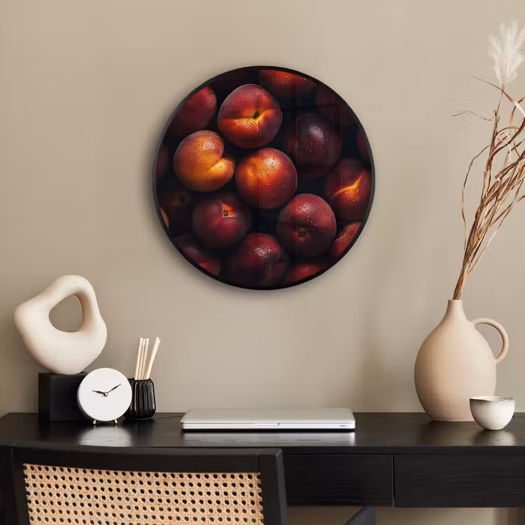 Fruit - Close up - Nectarines Fotolijst rond zonder passe partout klein -sfeer1