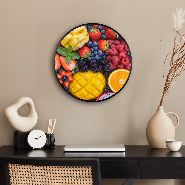 Fruit - Vers - Kleurrijk - Eten Fotolijst rond zonder passe partout klein -sfeer1