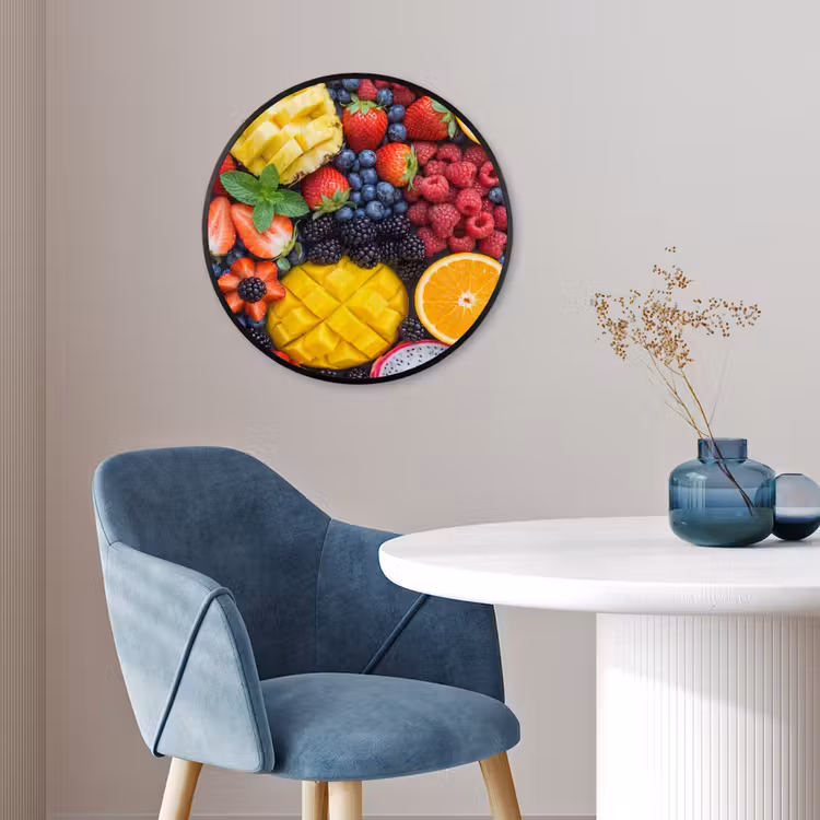 Fruit - Vers - Kleurrijk - Eten Fotolijst rond zonder passe partout klein -sfeer2