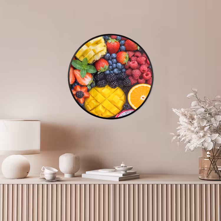 Fruit - Vers - Kleurrijk - Eten Fotolijst rond zonder passe partout klein -sfeer3