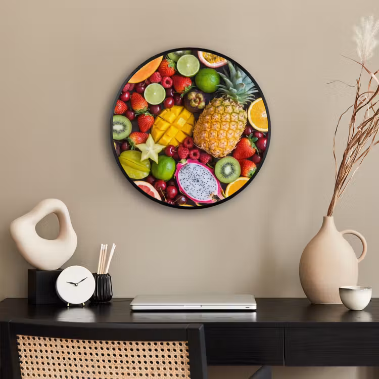 Fruit - Assortiment - Vers - Gezond - Kleurrijk Fotolijst rond zonder passe partout klein -sfeer1