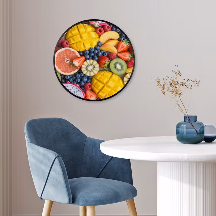 Fruit - Versneden - Kleurrijk - Eten - Gezond Fotolijst rond zonder passe partout klein -sfeer2