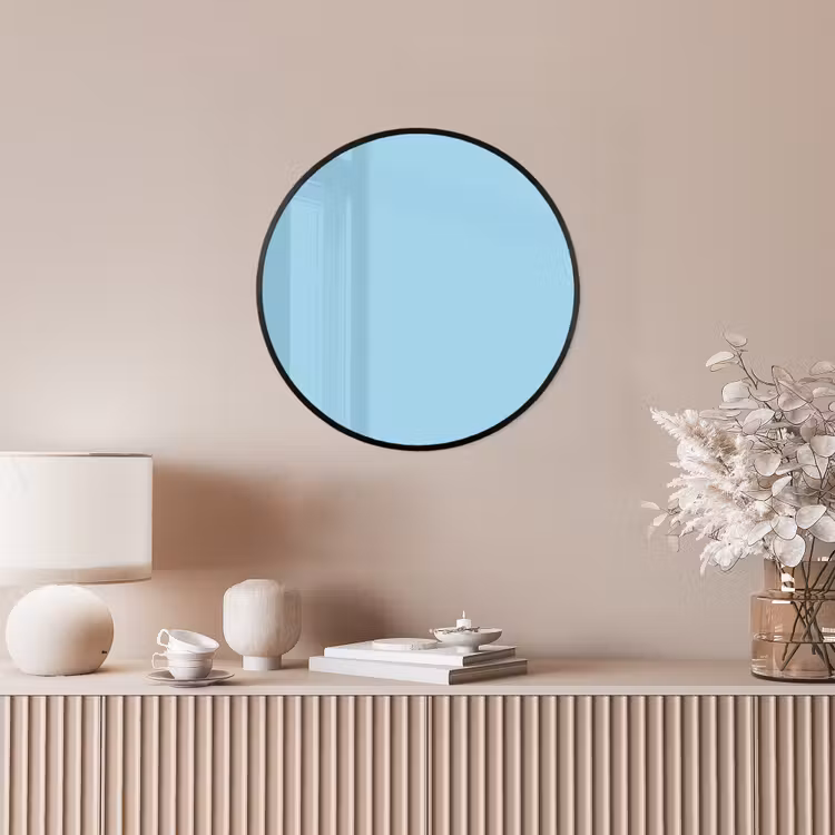 Ice - Blue - Blauw Fotolijst rond zonder passe partout klein 856 -sfeer3