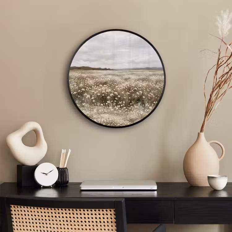 Illustratie - Landschap - Wit Fotolijst rond zonder passe partout klein -sfeer1