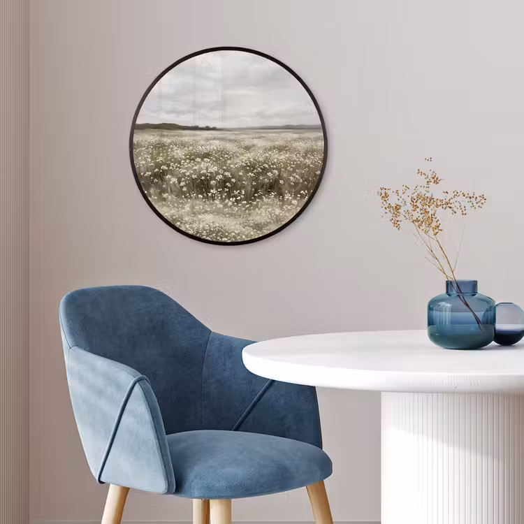 Illustratie - Landschap - Wit Fotolijst rond zonder passe partout klein -sfeer2