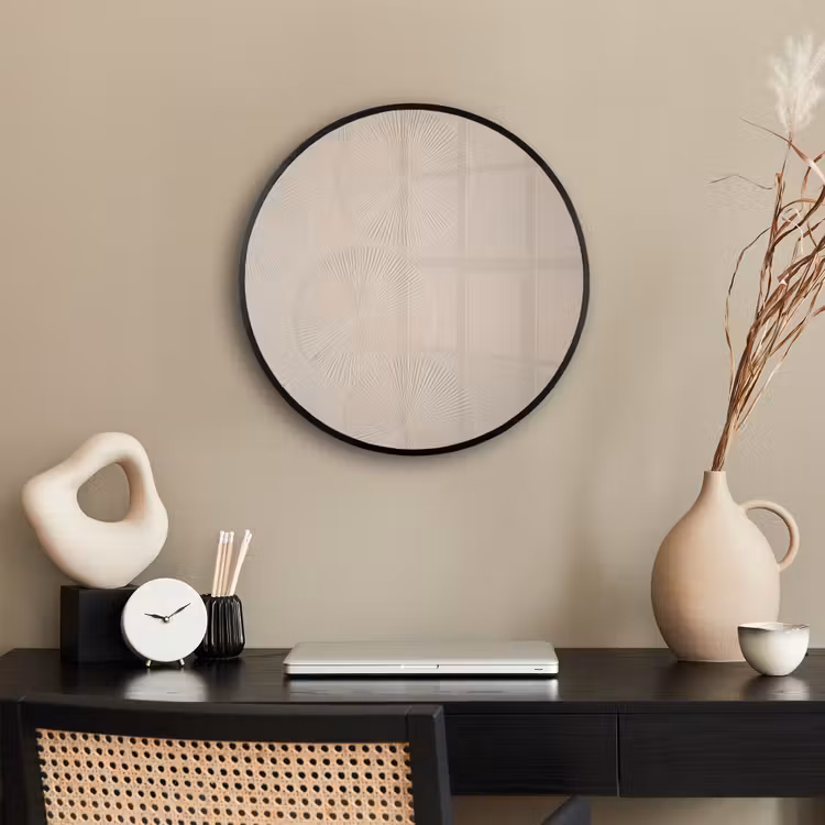 Japandi - Beige - Modern Fotolijst rond zonder passe partout klein -sfeer1