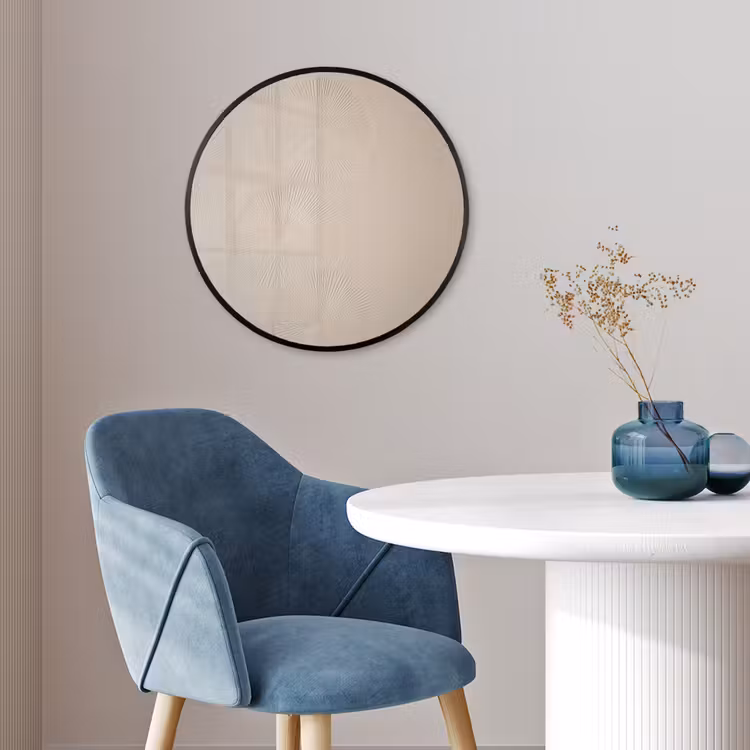 Japandi - Beige - Modern Fotolijst rond zonder passe partout klein -sfeer2