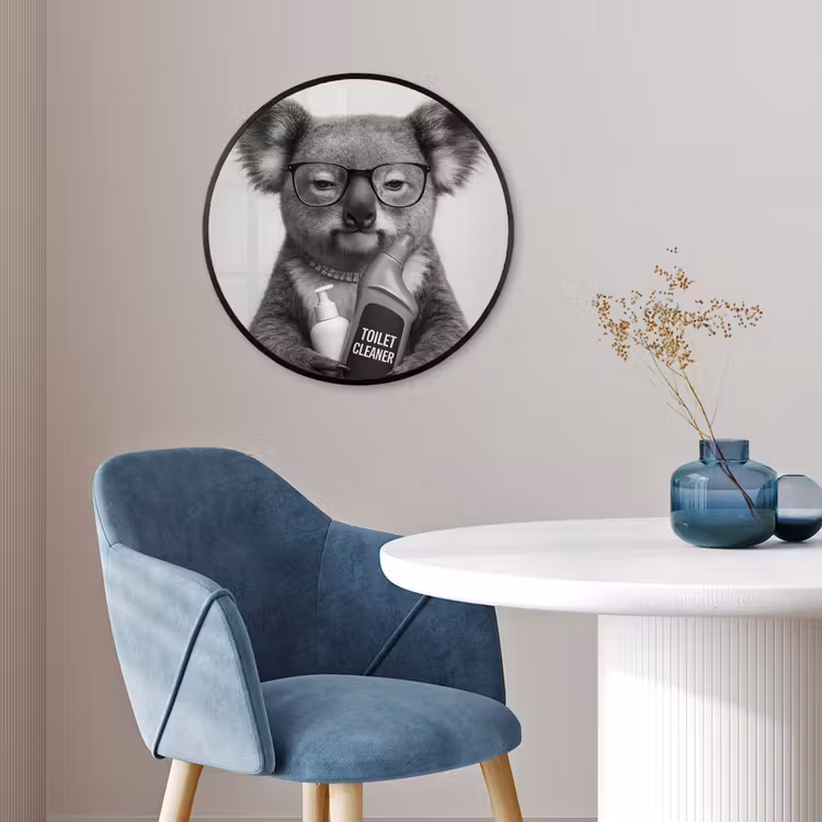 Koala - Bril - Toilet Fotolijst rond zonder passe partout klein -sfeer2
