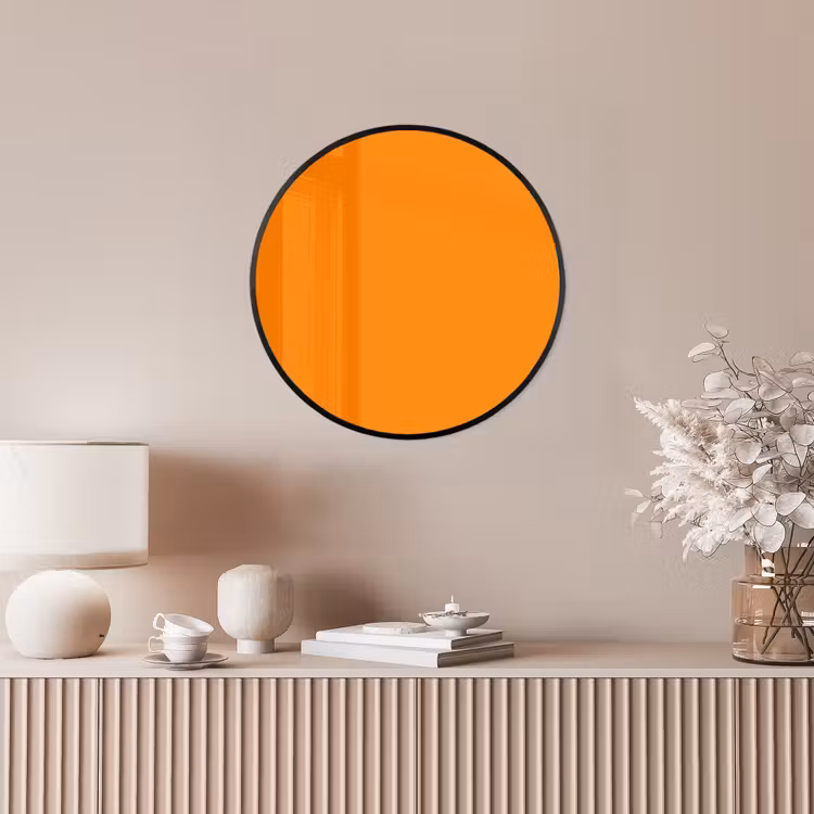 Marigold - Glow - Oranje Fotolijst rond zonder passe partout klein 856 -sfeer3