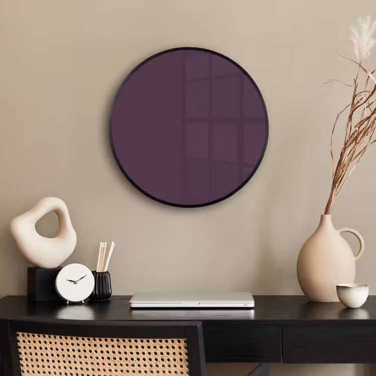 Midnight - Plum - Paars Fotolijst rond zonder passe partout klein 856 -sfeer1